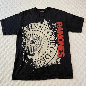 Ramones 2008 Band T-shirt Official 1234 Screen Print Men's Size Large Vintage